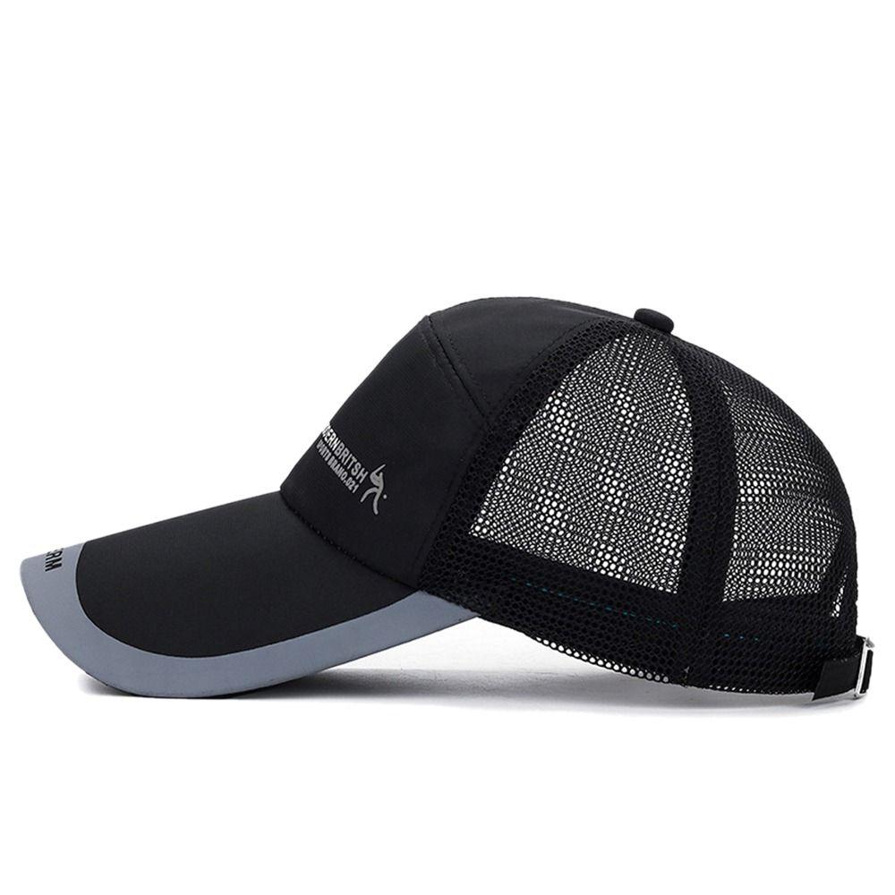 Adjustable Cotton Quick Dry Mesh Snapback Hats Baseball Cap Sun Hat