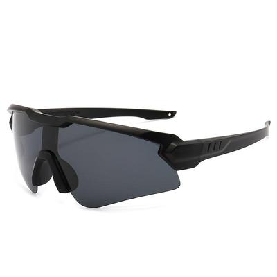 Windproof Sports One-piece Polarized Sunglasses Outdoor Cycling Sunglasses for Men and Women Large Frame Colorful Glasses