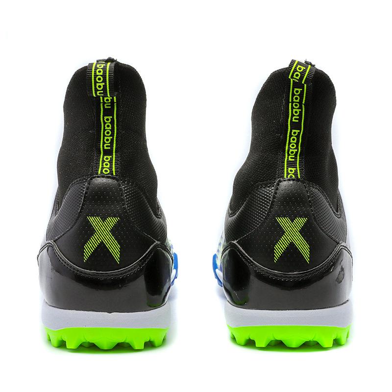 Youth High-Top Football Shoes Men And Women Children Tf Broken Nails Ag Long Spikes Student Sports Training Shoes Men