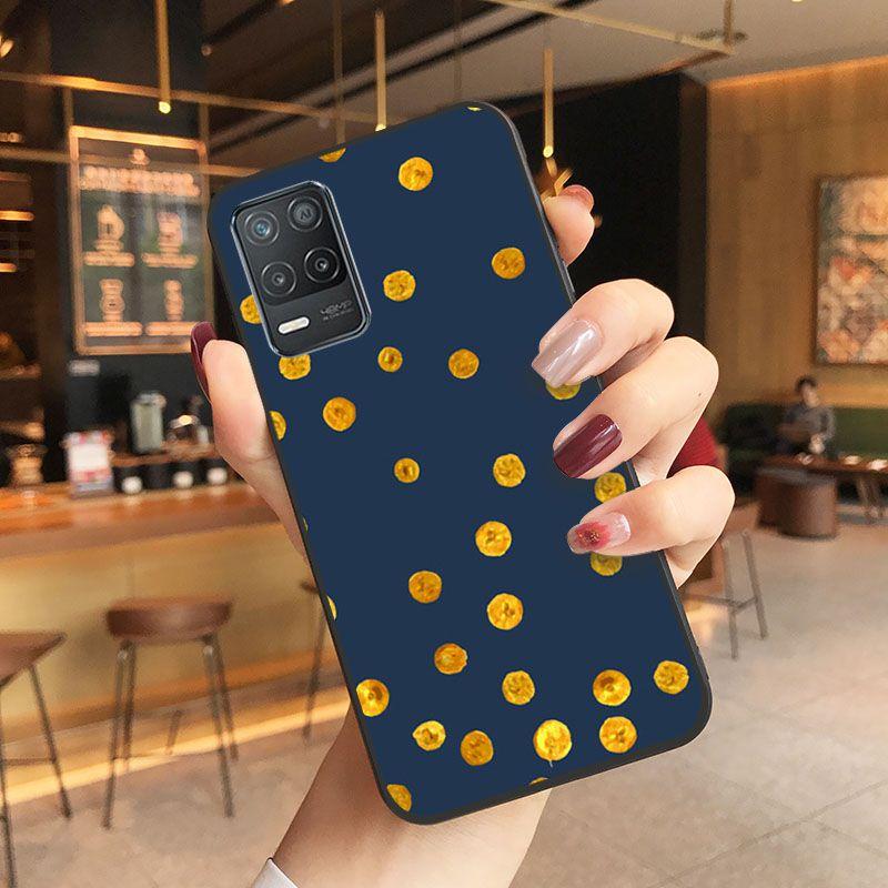 Red Black Gold Polka dots Dot Phone cover For oppo Realme 8Pro 6PRO 6i 7pro 9i 9pro C11 C21Y C21 C25Y C25S C3 Q3S XT Cases coque