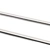 Double Towel Bar Plastic Stainless Steel Bath Towel Rack for Bathroom Double Towel Holder Wall