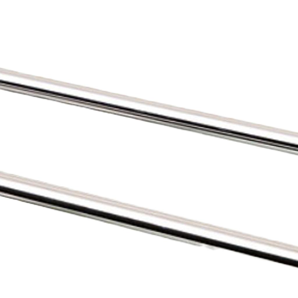 Double Towel Bar Plastic Stainless Steel Bath Towel Rack for Bathroom Double Towel Holder Wall
