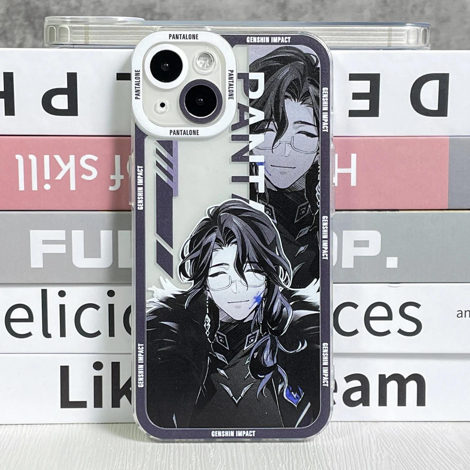 

Genshin Impact Phone Case For Samsung Galaxy S10 S20 S21 S22 S23 S24 FE Plus Ultra Note 20 Transparent Shell Mobile Phone Covers S22 Ultra