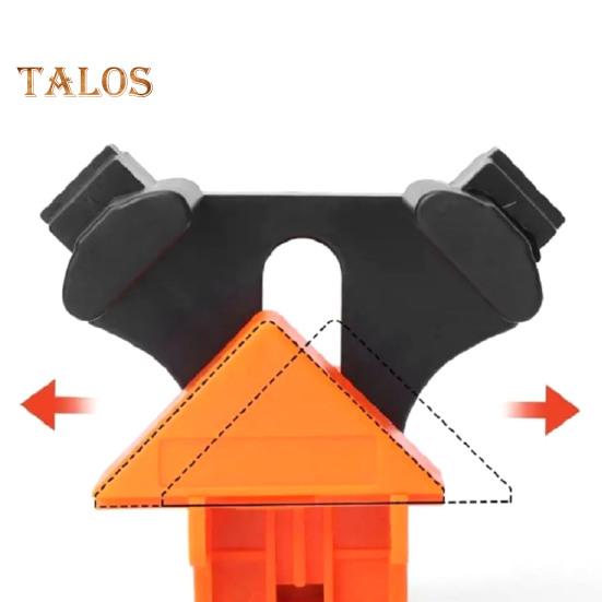 Convenient Woodworking Right Angle Clamp Red Plastic Clip-on No Assembly Durable Secure Grip Corner Clamp Carpentry Tool Set