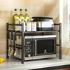 Microwave stand, extendable shelf, telescopic adjustment, loft organizer