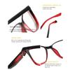 Colorful Plastic Anti Blue Light Hyperopia Reading Glasses Clear Square Frame Men Women Presbyopia Reading Eyeglasses Eyewear +1.0 +1.5 +2.0 +2.5 +3.0