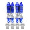 4Pcs  Metal Hydraulic Shock Absorber Oil Damper for WPL C14 C24 C34 C44 MN Model D90 D91 99 99S Hs 18311 18312 RC Car