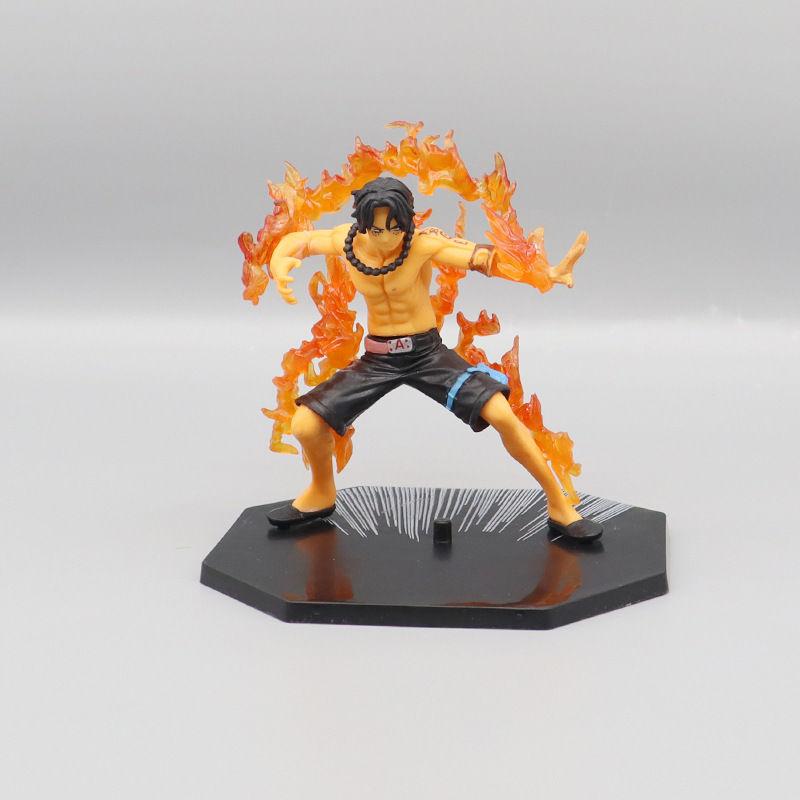 New One Piece Anime Figure Fire Fist Luffy Ace Sanji Battle Model Dolls PVC sabo Action Figurine Zoro Ghost Three-Knife Toys
