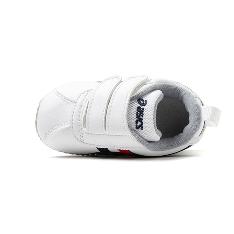 Asics Cotla Comfortable Soft Sole Anti-Collision Lightweight Breathable Low-Top Walking Shoes Baby Shoes White Blue 1144A263-101
