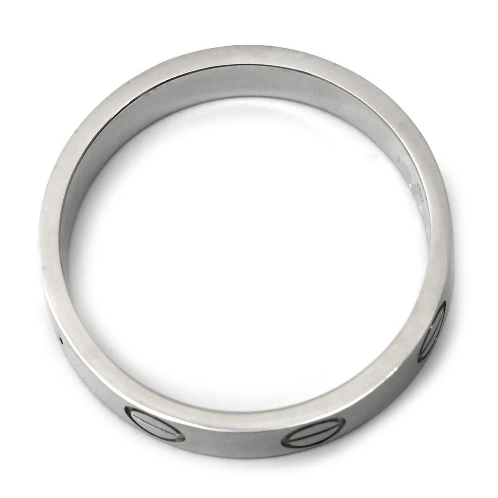 Cartier B4049600 Love LOVE Mini Love ringRing Ring K18WG #9(JP Size) Array
