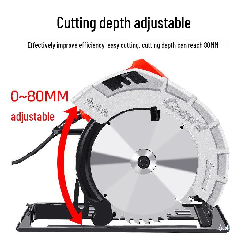 7-Inch/9-Inch Multi-Functional Handheld Electric Circular Table Saw for Woodworking