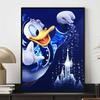 Diamond Painting Donald Duck Castle Magic-themed Art Painting, Rhinestone 5D Mosaic Handmade DIY Cross Stitch Gift Home Decoration