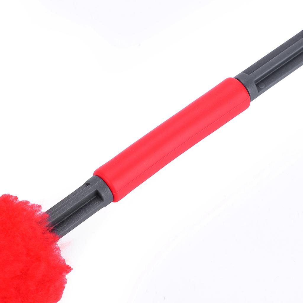 Wolle Paintball Lauf Einzelner Wischer Squeegee Puffer Reinigungszubehör (rot)