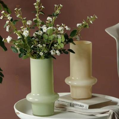 Nordic Minimalist Ins Style Retro Glass Vase Creative Home Living Room Light Luxury Soft Decoration for Home Wedding Decor