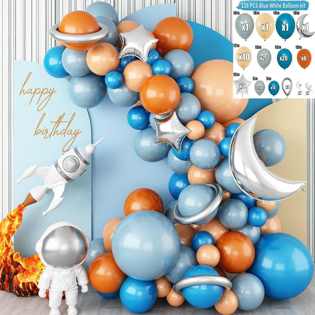 Forest Series Green Balloon Chain Set Children'S Birthday Theme Party Decoration Jungle Arrangement Balloon