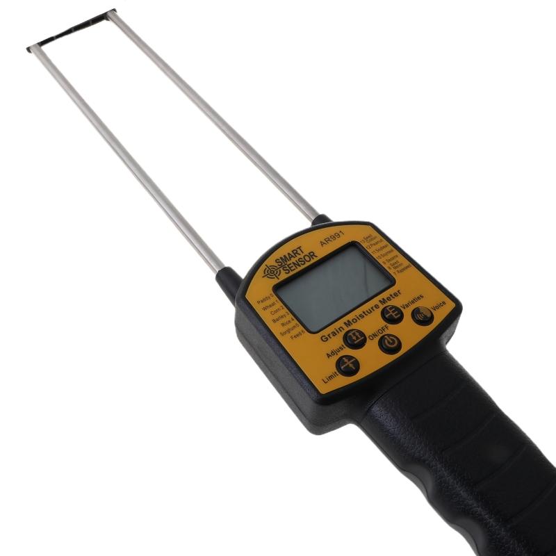 Digital Multifunctional LCD Grain Moisture Meter Water Content Analyzer for Smart Sensor Use Probe Humidity Tester for W