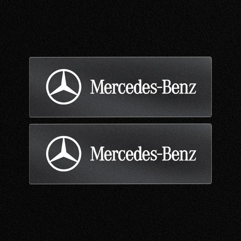 For Benz SW222Car Emblem Logo Decorative Stickers Badge Decal For Mercedes Benz AMG W176 W202 W204 W205 W210 W211 W212 CLA CLK CLS GLA GLC