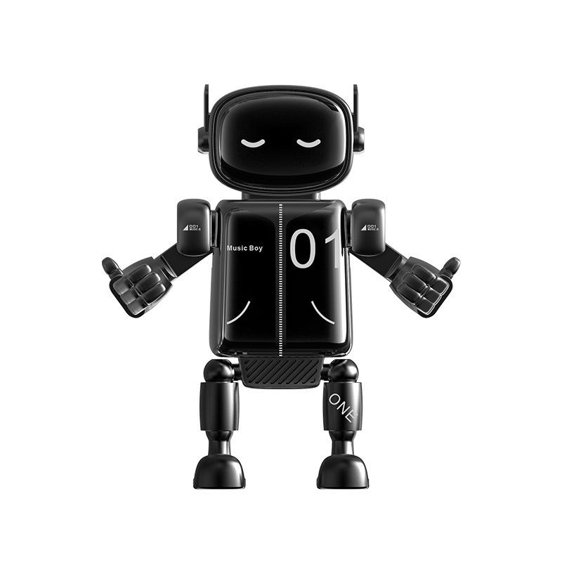 1PC Gravity Mechanical Robot Car Mobile Phone Holder Ventilation Installation Multi Functional ABS Material Navigation Bracket
