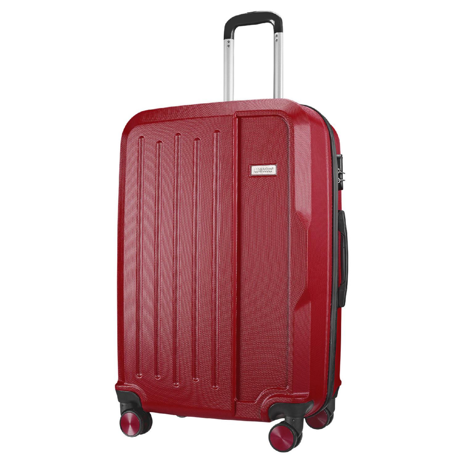 

Wx-210 Бордово-красный чемодан большого размера