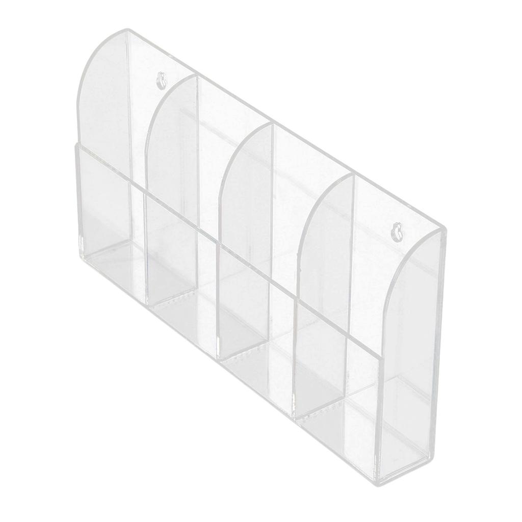 Acrylic Air Conditioner Remote Control Holder Case Storage Box Wall Mount