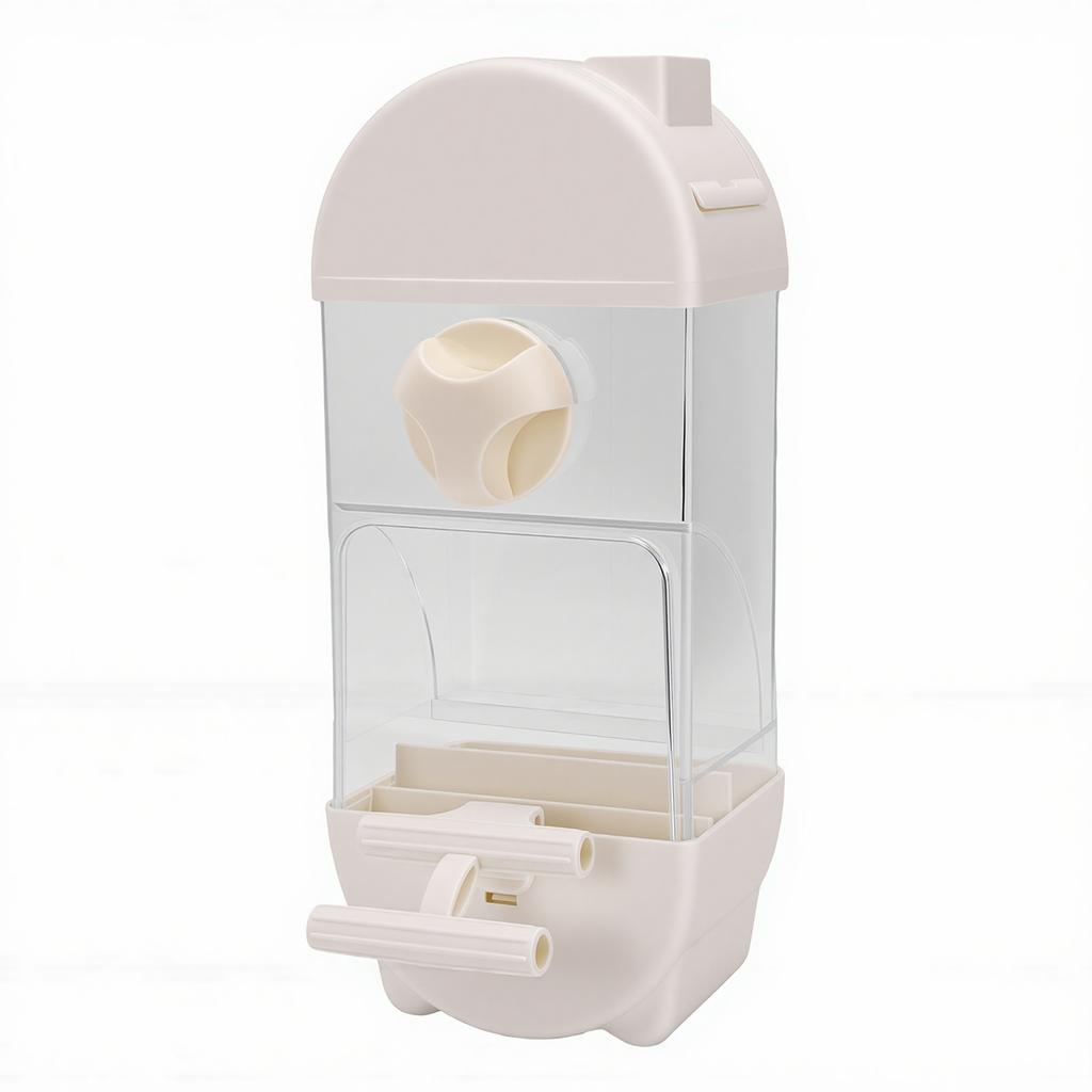Automatic Bird Feeder Spill Proof 800ml Plastic Hanging Bird Cage Feeder for Parrot Parakeets Lovebirds