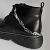 1pc Thorned Flame Cross Shoe Chain Boots & Canvas Shoes Accessories Shoe Decoration Pendant Women Fashion Party Jewelry Gifts