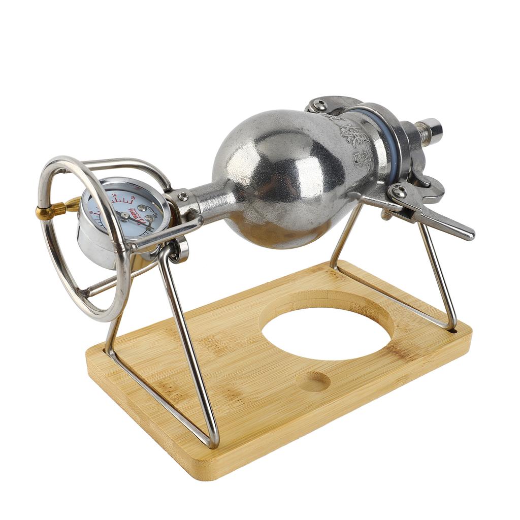 Popcorn Machine Mini 304 Stainless Steel Traditional Manual Popcorn Maker Foe Household