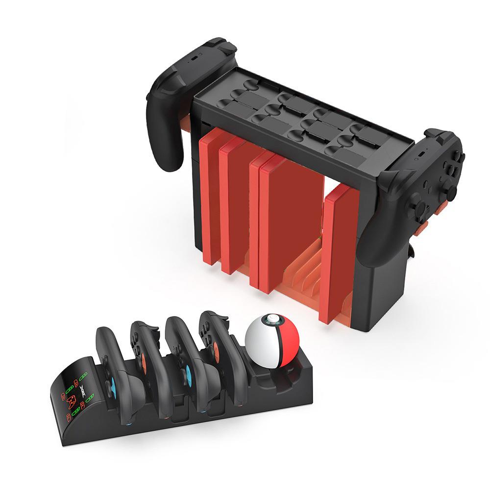 DOBE FOMIS ELECTRONICS For Nintendo Switch 2/Switch/OLED Controller Charging Station Game Card Storage Rack