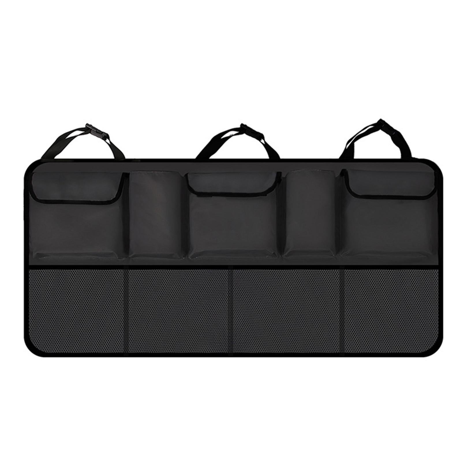 

Органайзер для багажника автомобиля Oxford, многоцелевой, большой емкости, сумка для хранения на заднем сиденье автомобиля, сетчатая, водонепроницаемая, утолщенная, для подвешивания, хранения, уборки