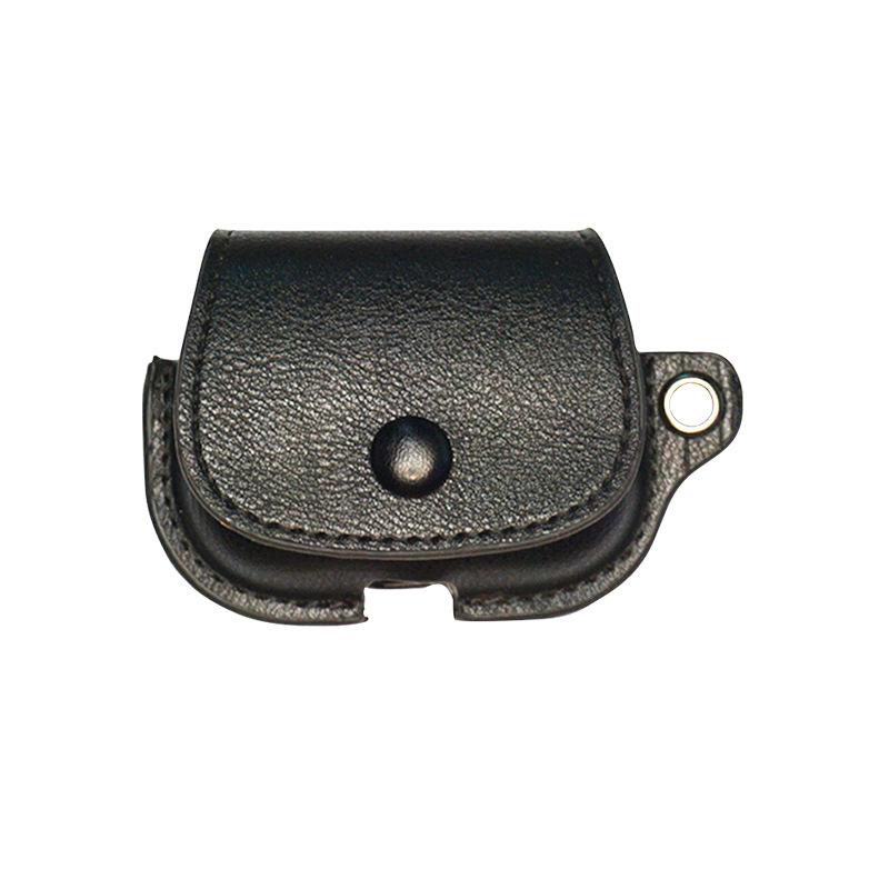 Solid Color Leather Protective Case for AirPods Pro/Pro2, 2nd Gen/3rd Gen Bluetooth AirPods Pro Case чёрный