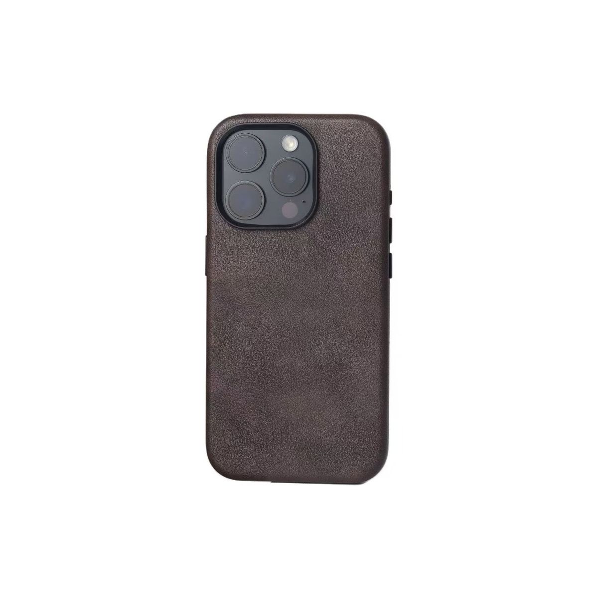 

Роскошный ретро-чехол для телефона Crazy Horse из кожи для iPhone 16promax - чехол для телефона MagSafe из натуральной кожи с металлической оправой для объектива Apple iPhone 16/15/14/13/12 iphone 16pro дубильная кора