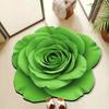 Special-shaped Flower Carpet Non-slip Water-absorbent Rose Floor Mat Algae Mud Soft Bathroom Floor Mat for Bedside Cloakroom