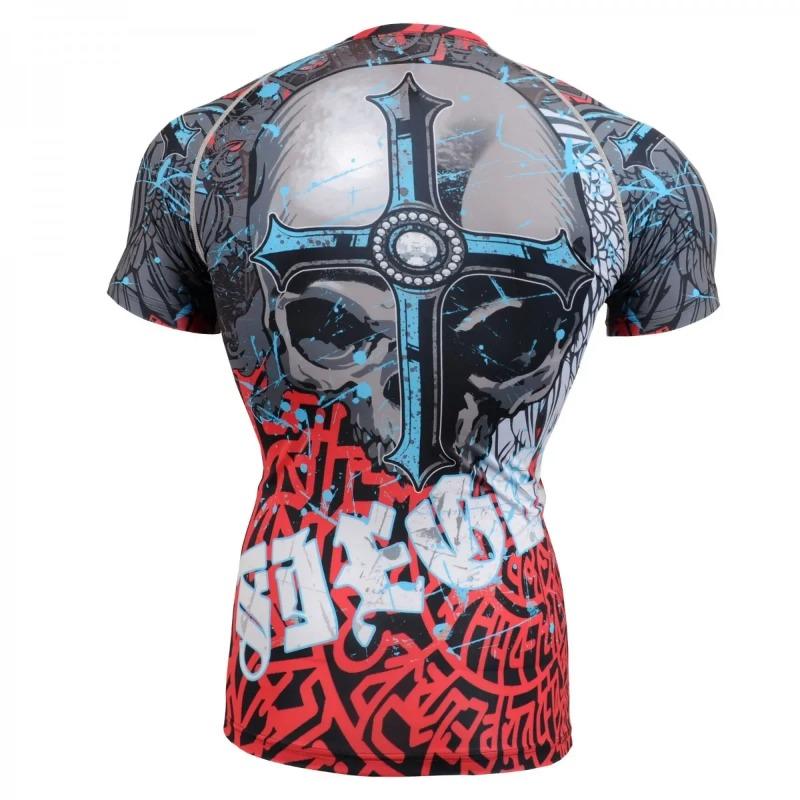 UFC Erkek Sonbahar Kanıtı Kısa Kollu Tişört: Nefes Alabilen ve Hızlı Kuruyan Outdoor Sporları, Fitness Zamanının Keyfini Çıkarmanız İçin Size Eşlik Eder