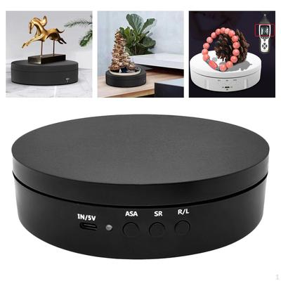 Rotating Display Holder Base Revolving Platform USB Power Degree Jewelry 3 Collectible Watch