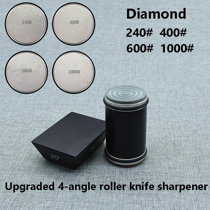 Rolling Knife Sharpener Kitchen Magnetic Roller Professional System Tool  Whetstone Upgraded 4-angle Roller Knife Sharpener Hot