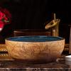 Chinese Blue And White Antique Basin ceramic Wash Basin bathroom Washbasin Hand Painted Vessel Sink bathroom sinks