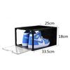Clear Side-Opening Hard Plastic Shoe Storage Box