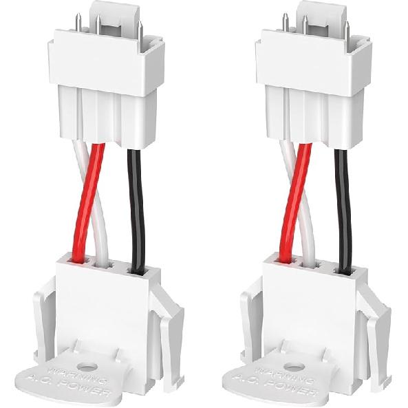 Siterlink Quick Connect Smoke Detector Adapter Plug, Compatible with GS562A Hardwired Smoke Alarm to Connect Existing Wiring Harness GA6217F 6 Pack 2 Pack