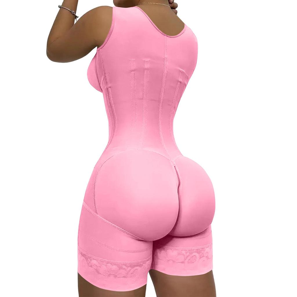 Women's Solid Color Tight Waist Shaping Top Tummy Shaping Bodysuit