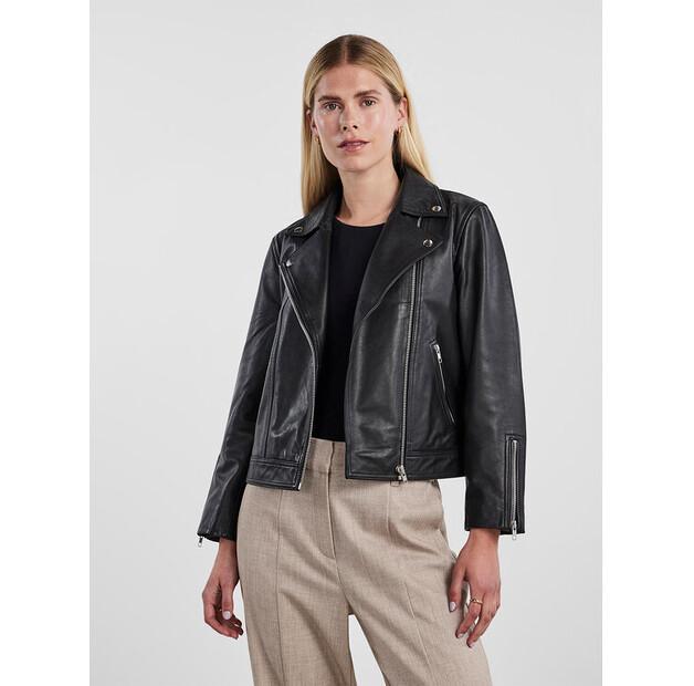 Куртка кожаная YAS 26031785 EU L