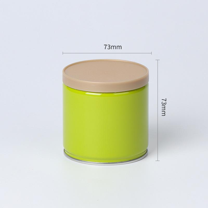 

1 шт. Портативная маленькая коробка для упаковки чая, Мини пустая жестяная банка для чая, Винтажные контейнеры из жести, Банка для запечатывания чая, Влагостойкая светло-зеленый