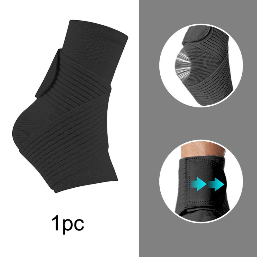 

with Adjustable Strap Ankle Support High Elastic Breathable Sport Ankle Brace Anti Sprain Pain Relief чёрный