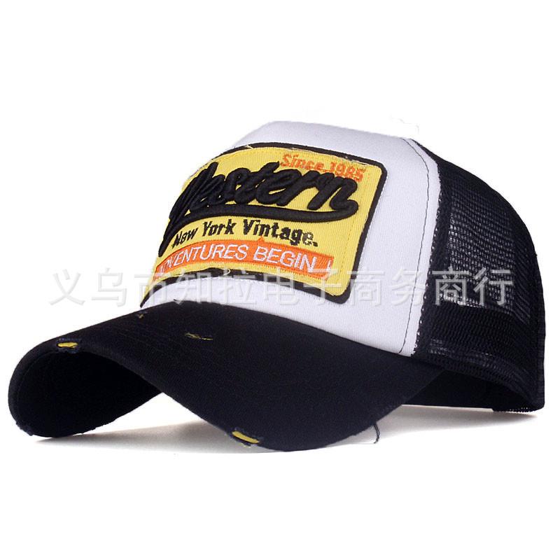 New Patch Mesh Cap Baseball Cap Fashion Men's and Women's Cap Hot Sale