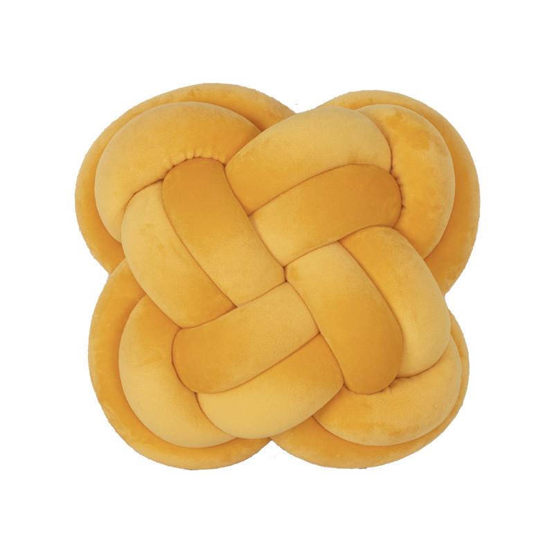 Modern Minimalist Knit Pillow With Soft Plush Cover For Living Room Decor
