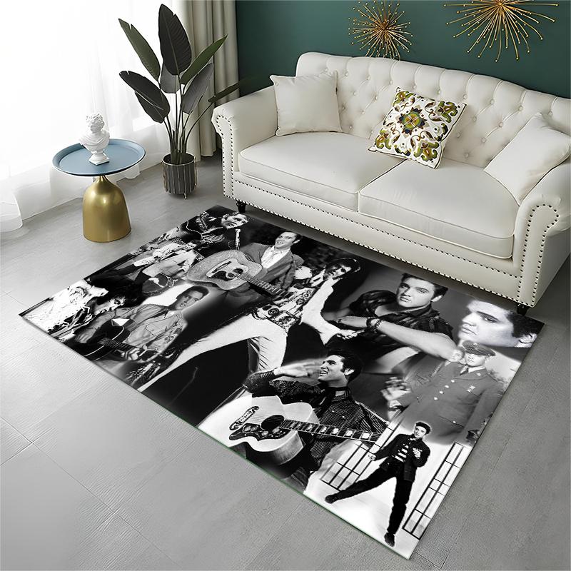 Retro Karalis E-Elvis Presley Neslīdošs Paklājs