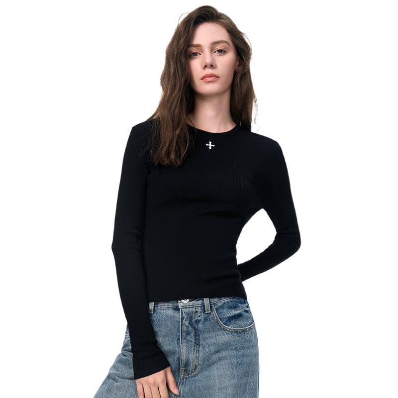 

Jinyujie Women s 100% Merino Wool Knit Top M