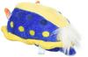 Sanei Boeki Original Plush Toy Pururun Marine Sea Slug W7 X D12 X H5.5cm Animal