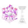Flower Shape Nail Art Practice Stand Nail Holder Magnetic Practice Nail Stand False Nail Holder for Display Painting