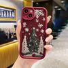 Colorful Christmas tree pattern phone case for iPhone 17 16 15 14 13 12 11 Pro/ Max /Plus anti-fall and shockproof rear cover