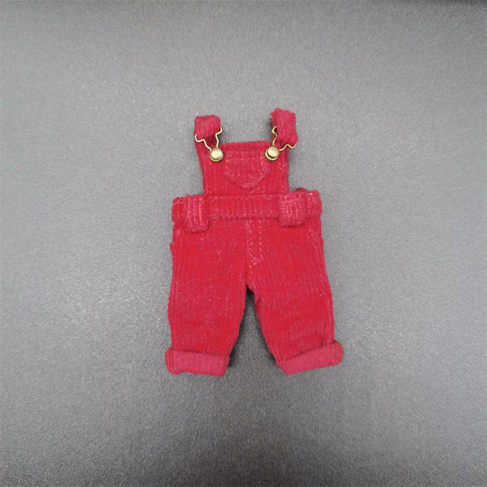 Fashion Gift Toys For 1/12Bjd Doll Clothes Fashion Overalls Denim Pants Obitsu11 Doll Accessories